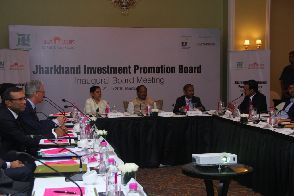 Jharkhand Investment Promotion Board's inaugural board meeting took place in M_