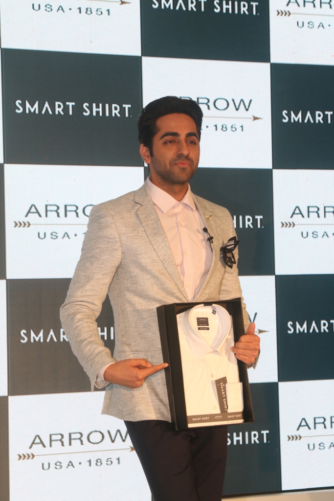 Ayushmann Khurrana launches the Arrow Smart Shirt - Mumbai - 9th August 2016